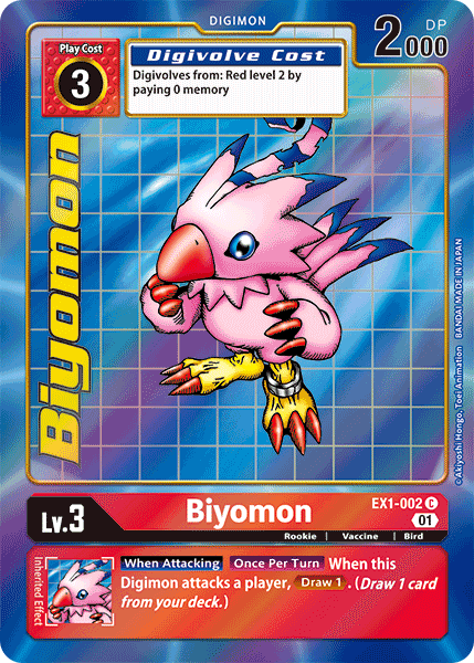 Biyomon [EX1-002] (Alternate Art) [Classic Collection] | Cracking-Singles