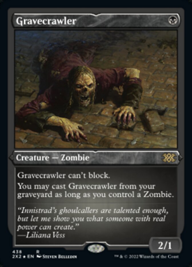 Gravecrawler (Foil Etched) [Double Masters 2022] | Cracking-Singles