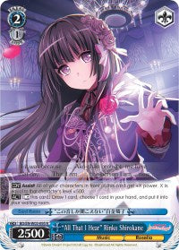 "All That I Hear" Rinko Shirokane (BD/EN-W03-095 R) [BanG Dream! Girls Band Party! MULTI LIVE] | Cracking-Singles