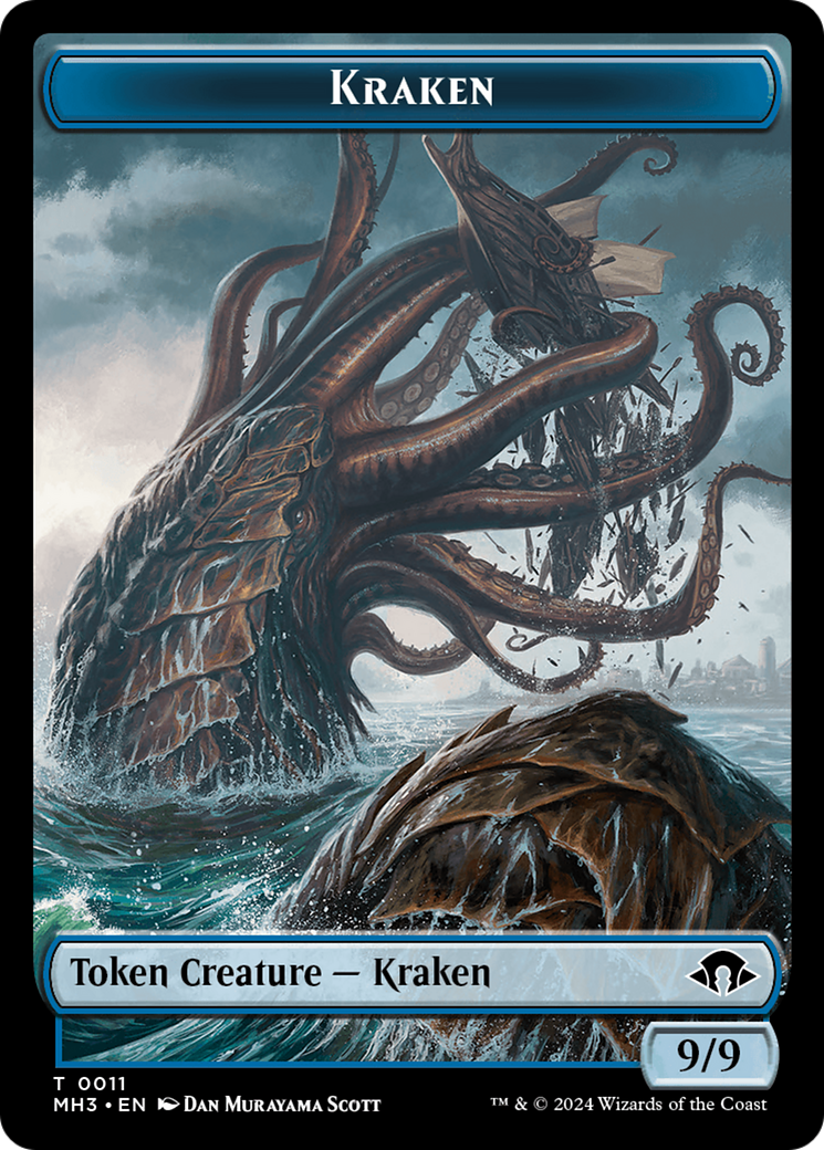 Kraken Token [Modern Horizons 3 Tokens] | Cracking-Singles