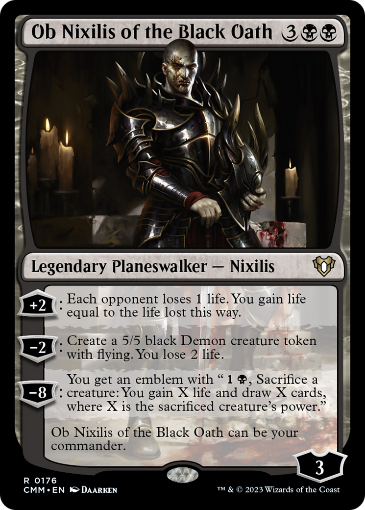 Ob Nixilis of the Black Oath [Commander Masters] | Cracking-Singles