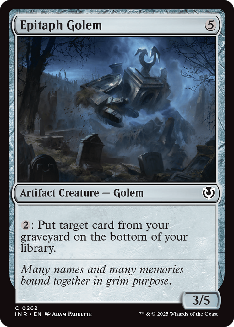 Epitaph Golem [Innistrad Remastered] | Cracking-Singles