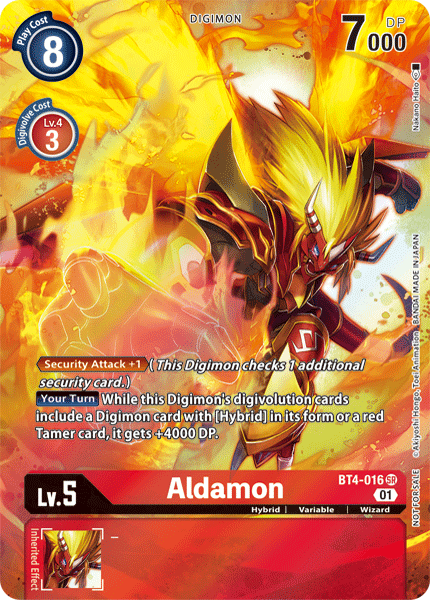 Aldamon [BT4-016] (1-Year Anniversary Box Topper) [Promotional Cards] | Cracking-Singles