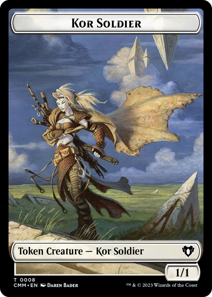 Kor Soldier Token [Commander Masters Tokens] | Cracking-Singles