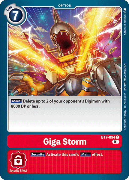 Giga Storm [BT7-094] [Next Adventure] | Cracking-Singles