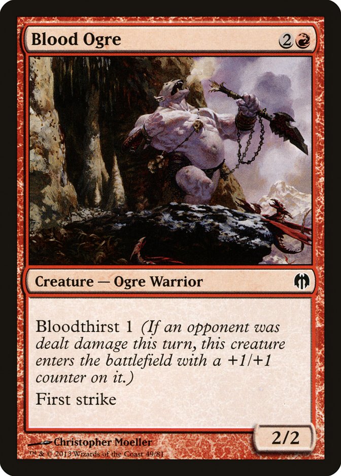 Blood Ogre [Duel Decks: Heroes vs. Monsters] | Cracking-Singles