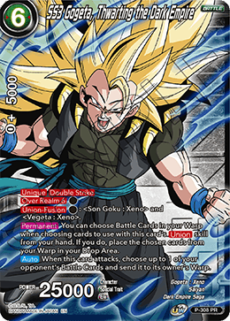 SS3 Gogeta, Thwarting the Dark Empire (Winner Stamp) (P-308_PR) [Tournament Promotion Cards] | Cracking-Singles