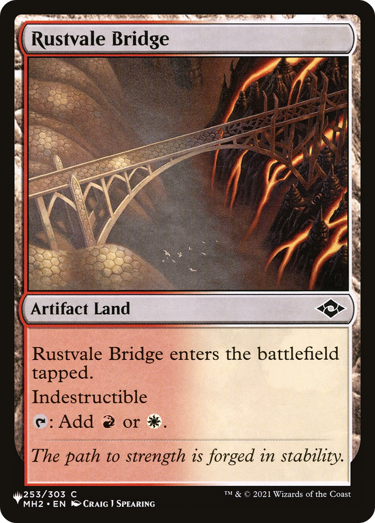 Rustvale Bridge [The List] | Cracking-Singles