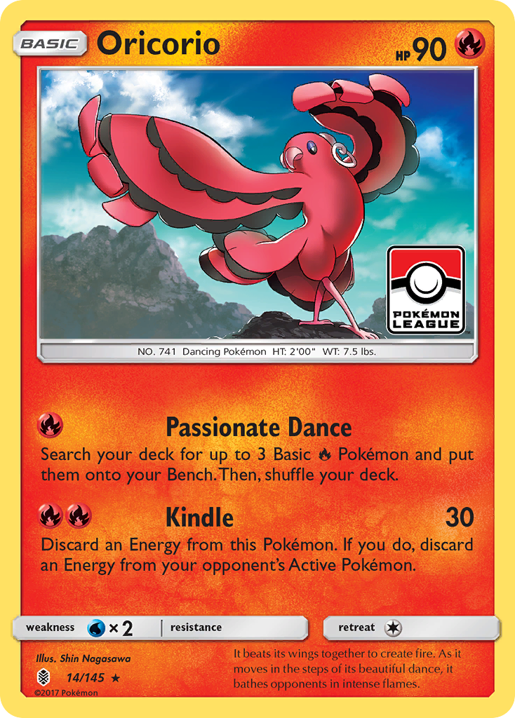 Oricorio (14/145) [Sun & Moon: Guardians Rising] | Cracking-Singles