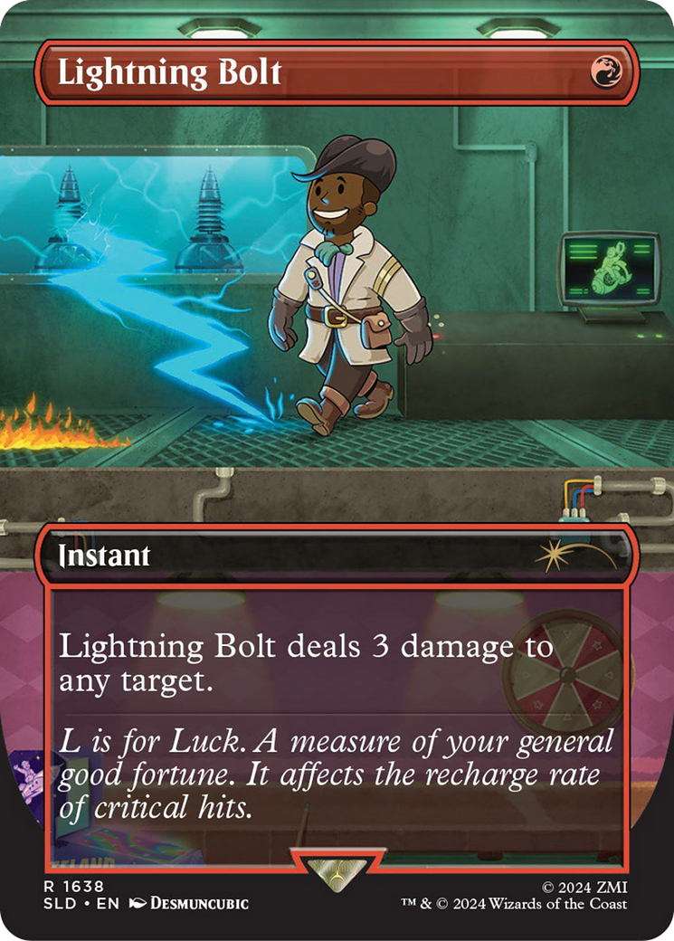 Lightning Bolt (1638) (Rainbow Foil) [Secret Lair Drop Series] | Cracking-Singles