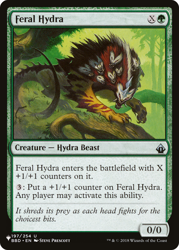 Feral Hydra [The List Reprints] | Cracking-Singles