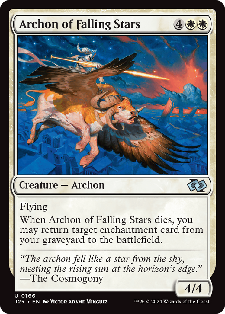 Archon of Falling Stars [Foundations Jumpstart] | Cracking-Singles