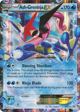 Ash-Greninja EX (XY133) (Jumbo Card) [XY: Black Star Promos] | Cracking-Singles