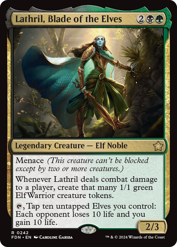 Lathril, Blade of the Elves [Foundations] | Cracking-Singles