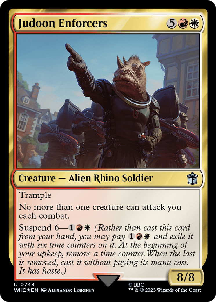 Judoon Enforcers (Surge Foil) [Doctor Who] | Cracking-Singles