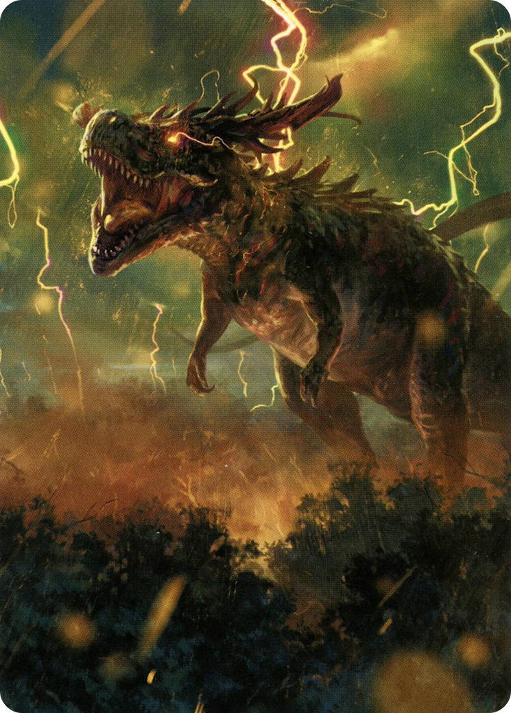 Thrasta, Tempest's Roar Art Card (42) [Modern Horizons 2 Art Series] | Cracking-Singles