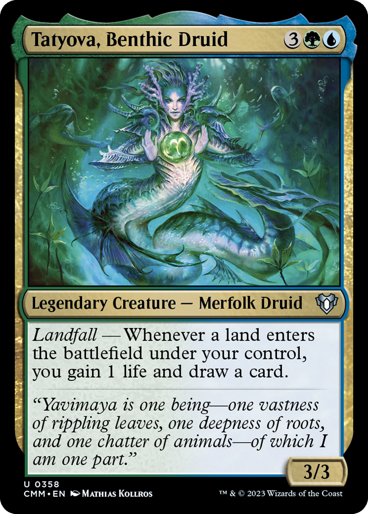 Tatyova, Benthic Druid [Commander Masters] | Cracking-Singles