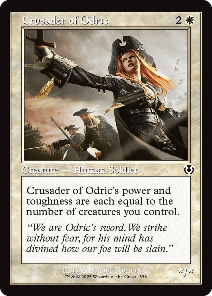 Crusader of Odric (Retro Frame) [Innistrad Remastered] | Cracking-Singles