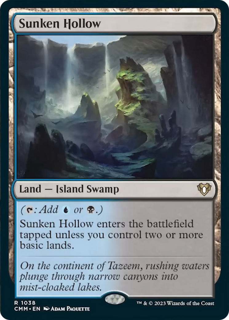 Sunken Hollow [Commander Masters] | Cracking-Singles