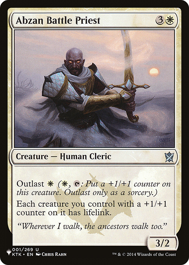 Abzan Battle Priest [The List] | Cracking-Singles