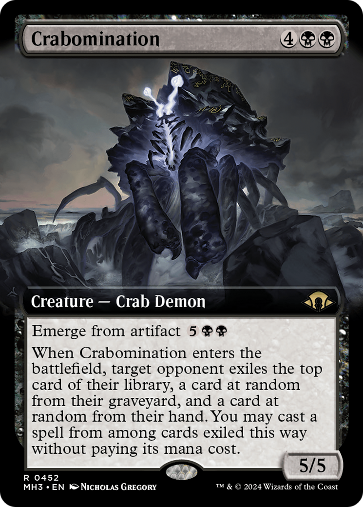 Crabomination (Extended Art) [Modern Horizons 3] | Cracking-Singles