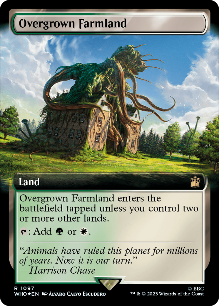 Overgrown Farmland (Extended Art) (Surge Foil) [Doctor Who] | Cracking-Singles