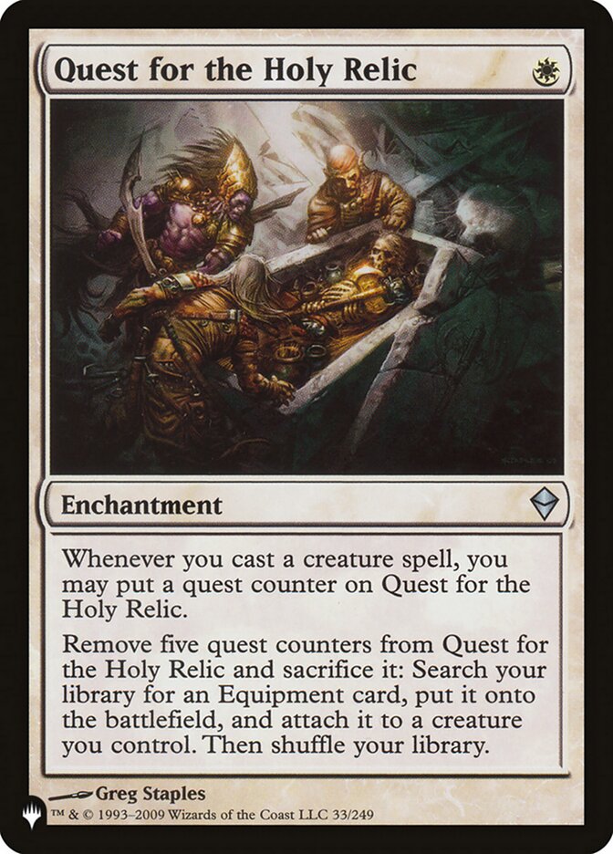 Quest for the Holy Relic [The List] | Cracking-Singles