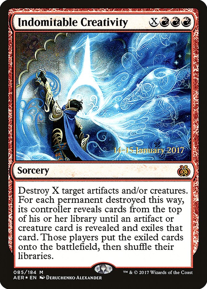 Indomitable Creativity [Aether Revolt Prerelease Promos] | Cracking-Singles