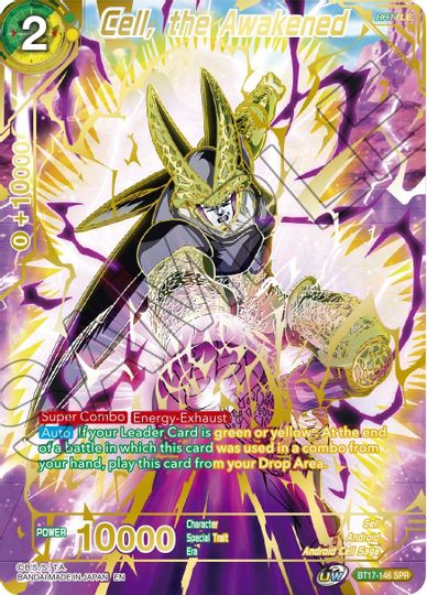 Cell, the Awakened (SPR) (BT17-146) [Ultimate Squad] | Cracking-Singles