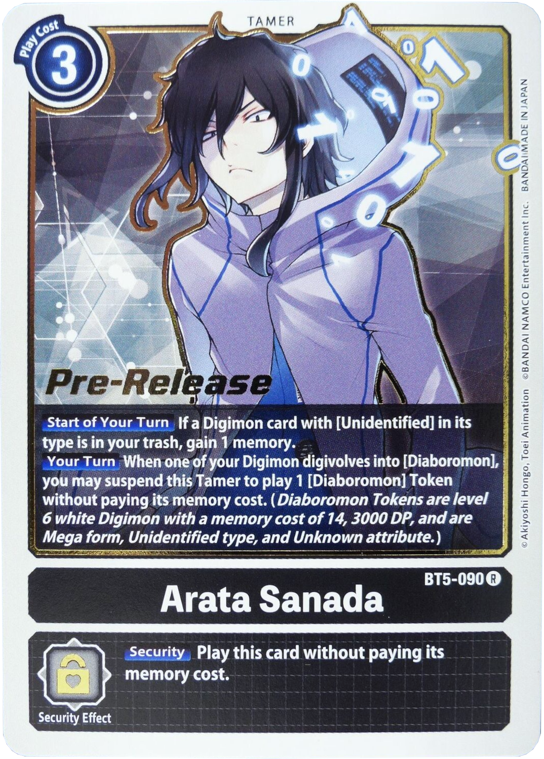 Arata Sanada [BT5-090] [Battle of Omni Pre-Release Promos] | Cracking-Singles