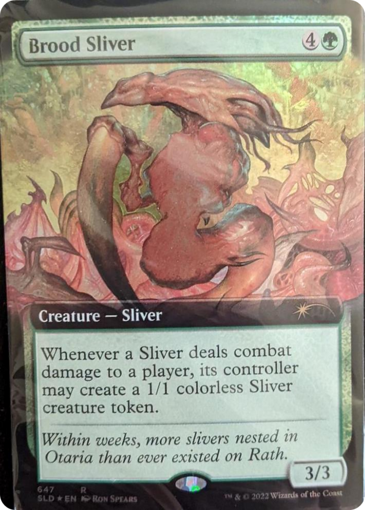 Brood Sliver (Extended Art) [Secret Lair Drop Promos] | Cracking-Singles