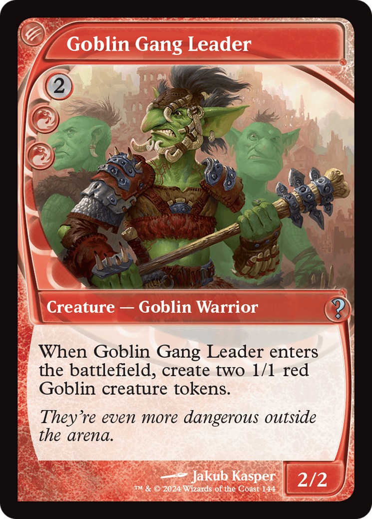 Goblin Gang Leader (Future Sight) [Mystery Booster 2] | Cracking-Singles