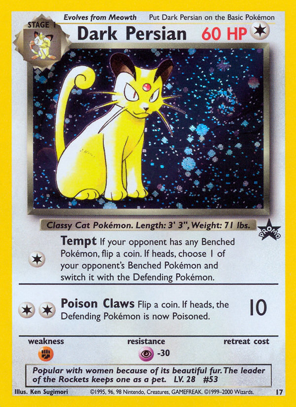 Dark Persian (17) [Wizards of the Coast: Black Star Promos] | Cracking-Singles