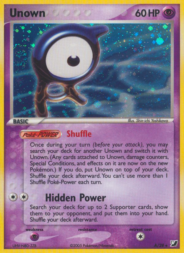 Unown (A/28) [EX: Unseen Forces] | Cracking-Singles