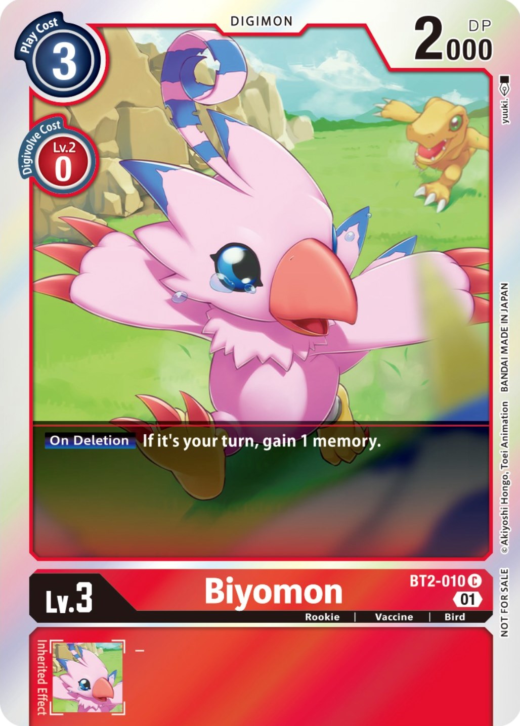 Biyomon [BT2-010] (ST-11 Special Entry Pack) [Release Special Booster Promos] | Cracking-Singles