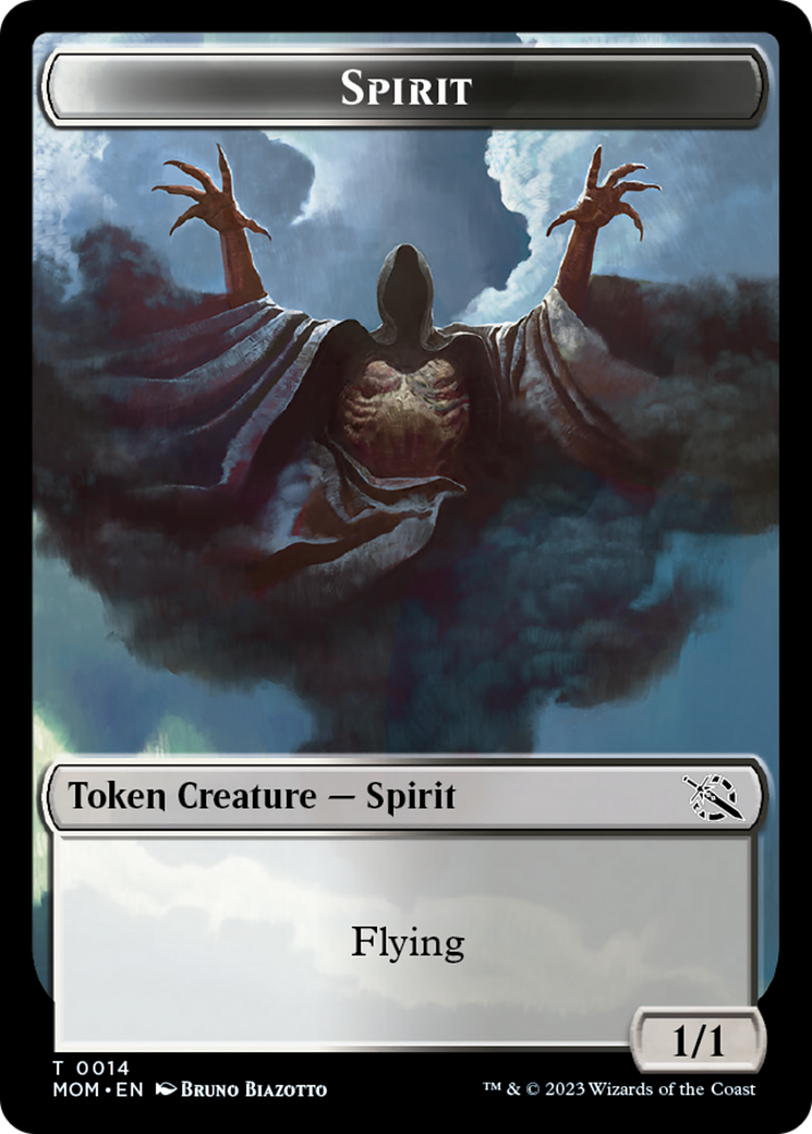 Spirit Token [March of the Machine Tokens] | Cracking-Singles