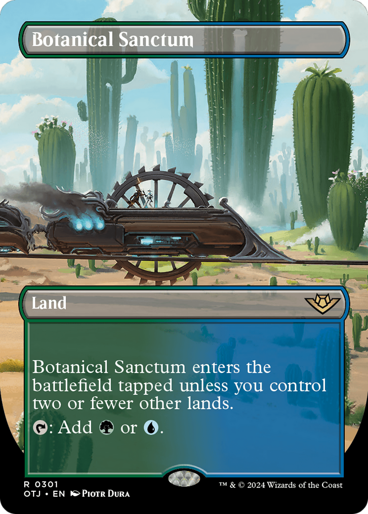 Botanical Sanctum (Borderless) [Outlaws of Thunder Junction] | Cracking-Singles