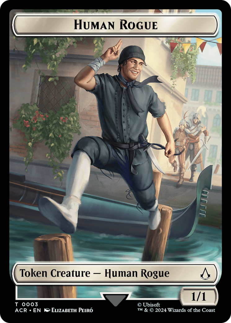 Human Rogue Token [Assassin's Creed Tokens] | Cracking-Singles