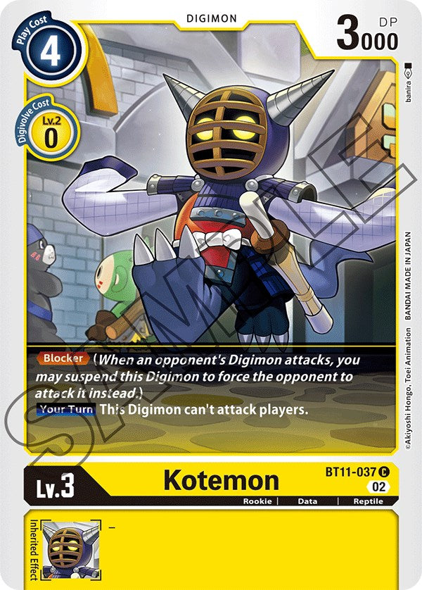 Kotemon [BT11-037] [Dimensional Phase] | Cracking-Singles