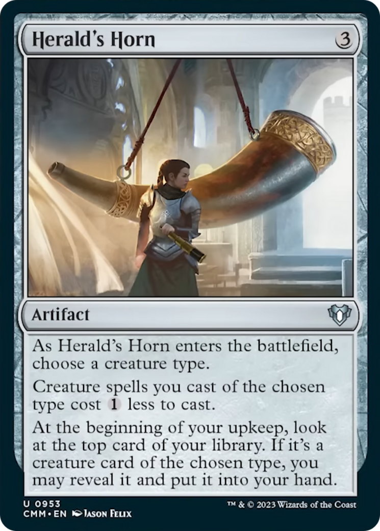 Herald's Horn [Commander Masters] | Cracking-Singles