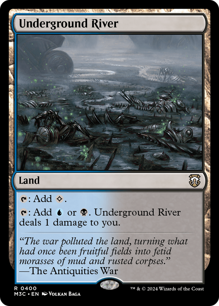 Underground River (Ripple Foil) [Modern Horizons 3 Commander] | Cracking-Singles