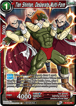 Tien Shinhan, Desperate Multi-Form (P-315) [Tournament Promotion Cards] | Cracking-Singles