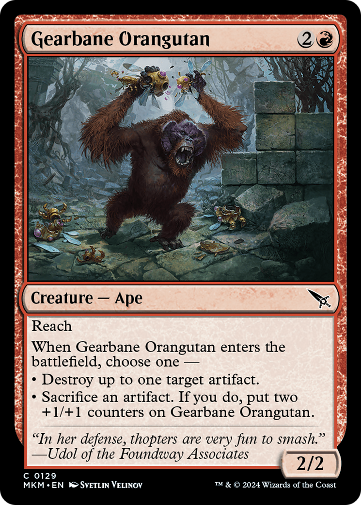 Gearbane Orangutan [Murders at Karlov Manor] | Cracking-Singles