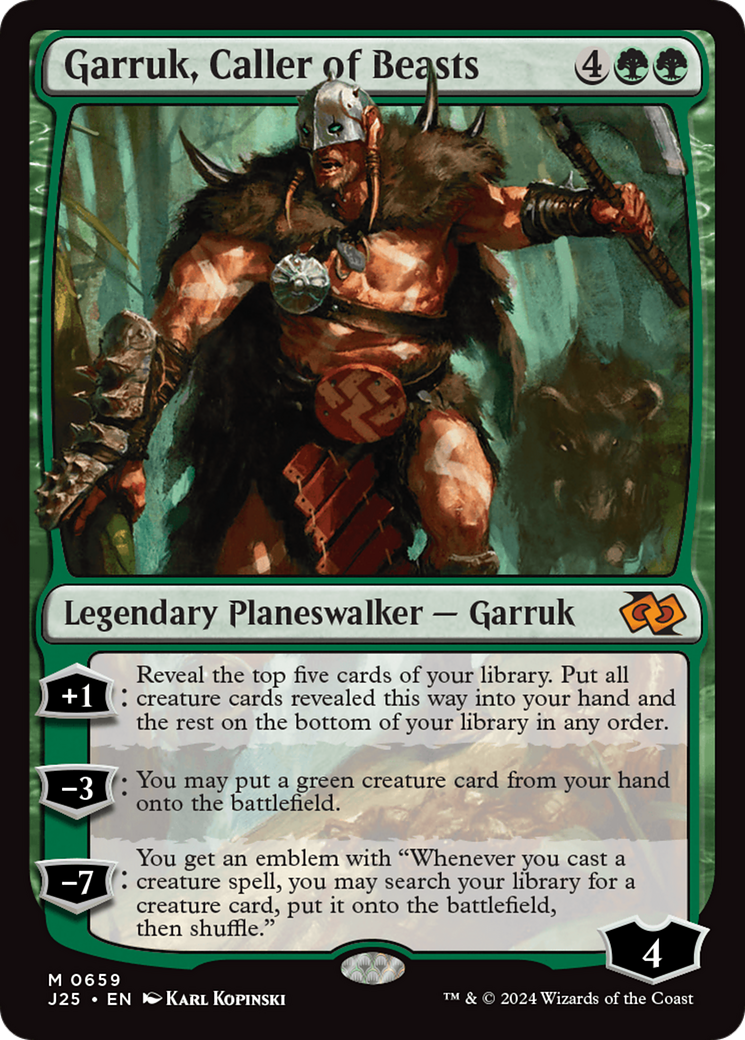 Garruk, Caller of Beasts [Foundations Jumpstart] | Cracking-Singles