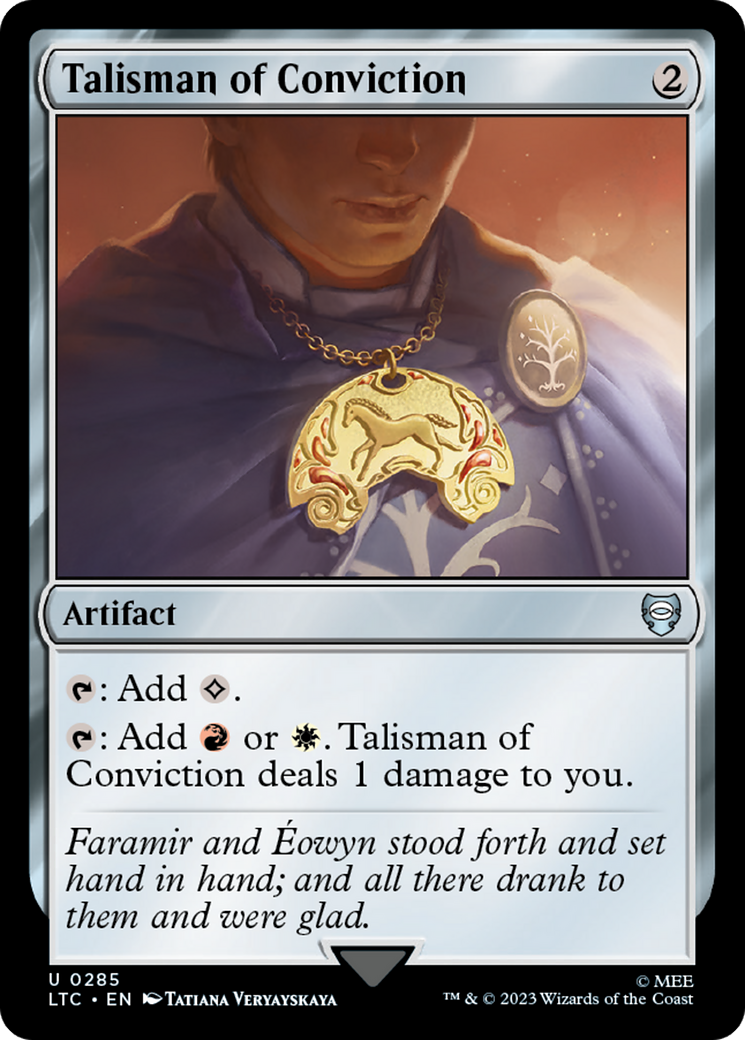 Talisman of Conviction [The Lord of the Rings: Tales of Middle-Earth Commander] | Cracking-Singles