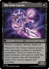 Throne of the Grim Captain // The Grim Captain [The Lost Caverns of Ixalan Prerelease Cards] | Cracking-Singles