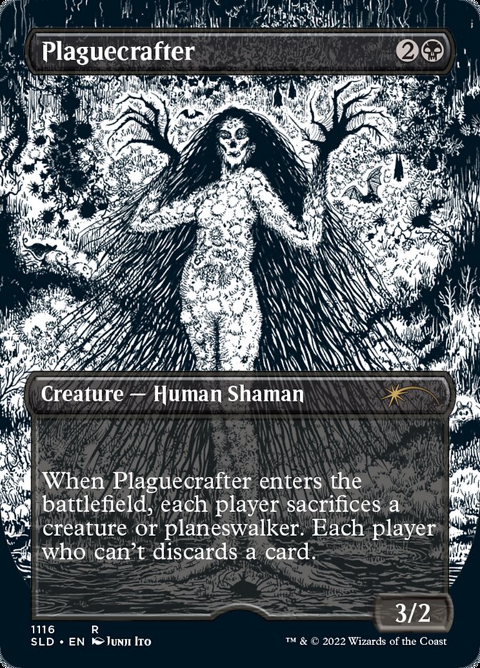 Plaguecrafter (Borderless Etched Foil) [Secret Lair Drop Series] | Cracking-Singles