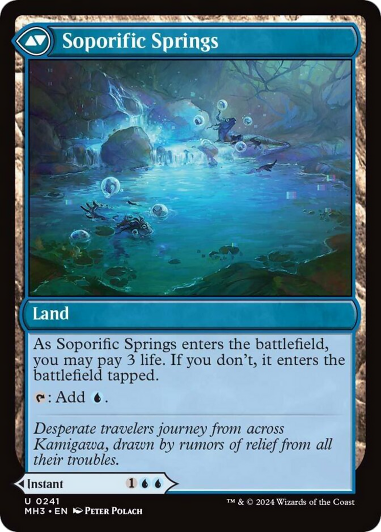 Sink into Stupor // Soporific Springs [Modern Horizons 3] | Cracking-Singles