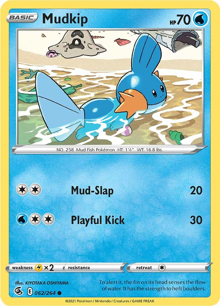 Mudkip (062/264) [Sword & Shield: Fusion Strike] | Cracking-Singles