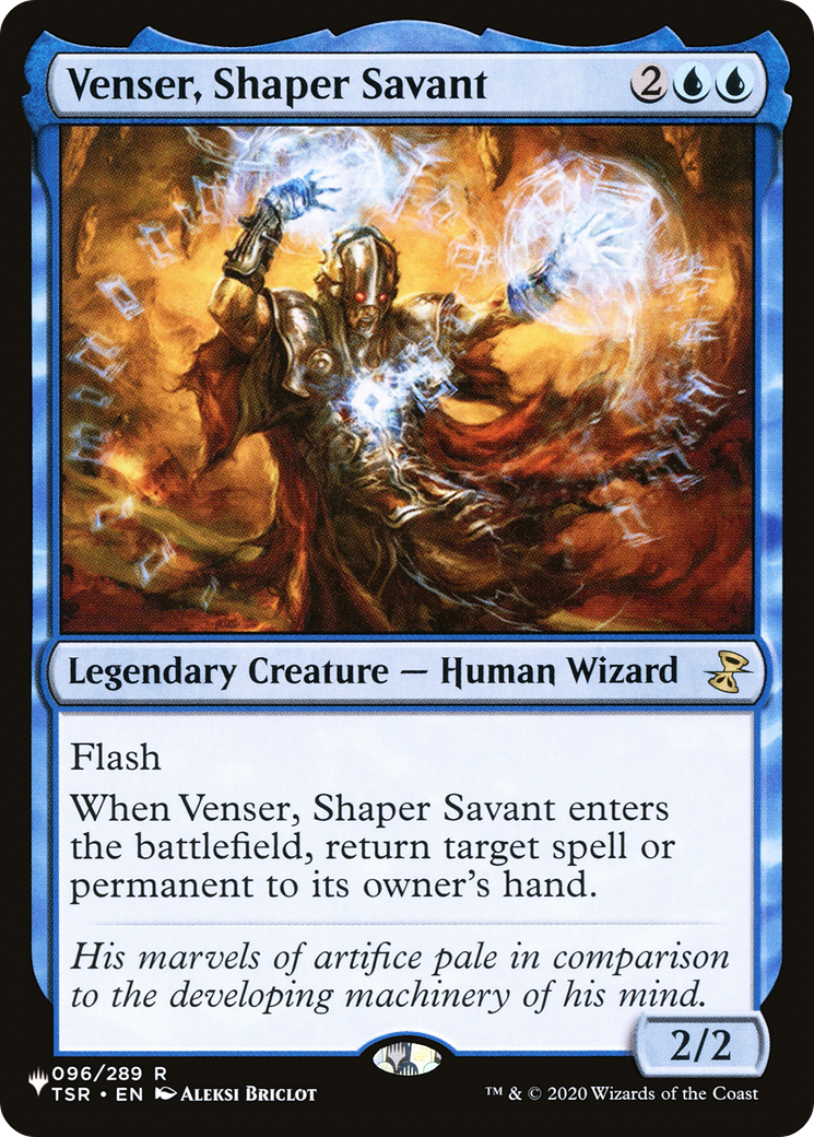 Venser, Shaper Savant [The List] | Cracking-Singles